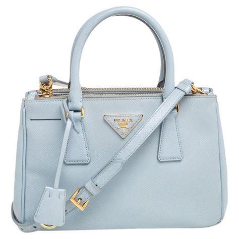 prada baby blue purse|prada handbags blue.